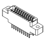 Sullins Female Edge Connector, Side Mount, 50-Contacts, 2.54mm Pitch, 2-Row, Solder Termination