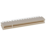 TE Connectivity Female Edge Connector, Through Hole Mount, 120-Contacts, 1.27mm Pitch, 2-Row, Solder Termination