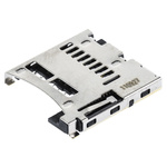 Molex, 47337 8 Way Right Angle Micro SD Memory Card Connector With Solder Termination