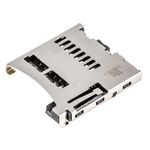 Molex, 47388 8 Way Right Angle Micro SD Memory Card Connector With Solder Termination