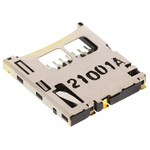 Molex, 502579 8 Way Right Angle Push/Push Micro SD Memory Card Connector With Solder Termination