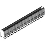 Molex EDGELINE Series Female Edge Connector, Through Hole Mount, 200-Contacts, 0.8mm Pitch, 2-Row, Press-In Termination
