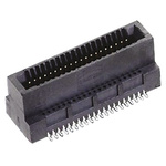 HARTING 15 Series Edge Connector, Surface Mount, 40-Contacts, 0.8mm Pitch, 2-Row, Solder Termination