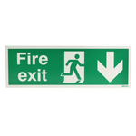 Plastic FIRE EXIT, Fire Exit, English, Exit Sign