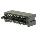 Samtec PCIE Series Female Edge Connector, Through Hole Mount, 36-Contacts, 1mm Pitch, 2-Row, Solder Termination