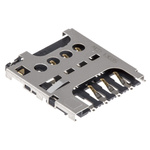 Molex 6 Way Right Angle Micro Memory Card Connector With Solder Termination