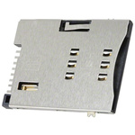 Molex, 47553 6 Way Push/Push Mini Memory Card Connector With Solder Termination