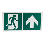 Plastic Emergency Exit Up,  With Pictogram Only, Non-Illuminated Emergency Exit Sign