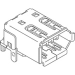 Molex, 53462 6 Way Right Angle Surface Mount Firewire Connector, Socket