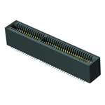 Samtec MEC1 Series Female Edge Connector, Surface Mount, 40-Contacts, 1mm Pitch, 2-Row, Solder Termination