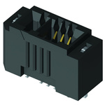 Samtec MECF Series Female Edge Connector, Surface Mount, 40-Contacts, 1.27mm Pitch, 2-Row, Solder Termination