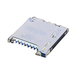 JST 8 Way Micro SD Memory Card Connector With Snap-In Termination