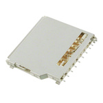 TE Connectivity 9 Way Push/Pull SD Card Memory Card Connector With Solder Termination