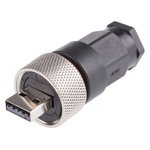 RS PRO, Cable Mount, Plug Type A 2.0 IP67 USB Connector