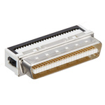 Hirose, DX Male 50 Pin Straight Cable Mount SCSI Connector 1.27mm Pitch, IDC, Screw