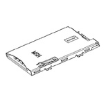 Molex, 47603 8 Way Right Angle Push/Push Memory Card Connector With Solder Termination