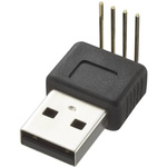 RS PRO, Through Hole, Plug Type A USB Connector