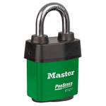 Master Lock 6121GRN All Weather Stainless Steel Padlock Keyed Alike 54mm