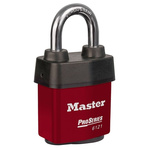 Master Lock 6121RED All Weather Stainless Steel Padlock Keyed Alike 54mm
