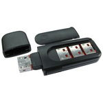 RS PRO Straight, Plug-In Mount, Plug Type A USB Port Blocker Key