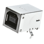 Molex Right Angle, Through Hole, Socket Type B 2.0 USB Connector