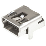 Molex Right Angle, Through Hole, Socket Type B 2.0 USB Connector