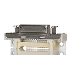 3M Female 26 Pin Right Angle Surface Mount SCSI Connector 0.64mm Pitch, Solder