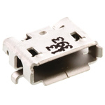 Molex Right Angle, SMT, Socket Type Micro AB 2.0 USB Connector