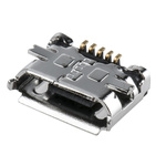 Amphenol ICC Right Angle, SMT, Socket Type B 2.0 USB Connector