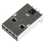 Lumberg Right Angle, SMT, Plug Type A 2.0 USB Connector