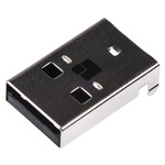 Lumberg Right Angle, Through Hole, Plug Type A 2.0 USB Connector