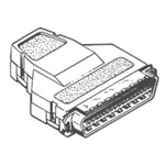 TE Connectivity, 554953 Male 50 Pin Straight Cable Mount SCSI Connector, IDC, No Latch