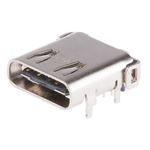 RS PRO Right Angle, PCB Mount, Socket Type C USB Connector
