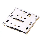 Molex 6 Way Right Angle Micro Memory Card Connector With Solder Termination