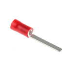RS PRO Insulated Crimp Blade Terminal 17.6mm Blade Length, 0.5mm² to 1.5mm², 22AWG to 16AWG, Red