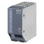 Siemens SITOP PSU8200 Switch Mode DIN Rail Panel Mount Power Supply 120 → 230V ac Input Voltage, 24V dc Output