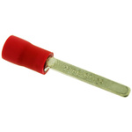 JST Insulated Crimp Blade Terminal 18mm Blade Length, 0.25mm² to 1.65mm², 22AWG to 16AWG, Red