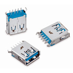 Wurth Elektronik Straight, Through Hole, Plug Type A 3.0 USB Connector