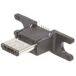 Hirose Straight, Bottom Mount, Plug Type B 2.0 USB Connector