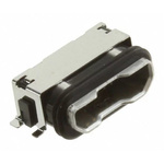 JST Right Angle, Panel Mount, Socket Type B IPX7 USB Connector