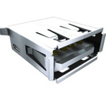 Samtec Right Angle, Through Hole, Socket Type B 2.0 USB Connector