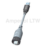 Amphenol Industrial Type A to A IP67 USB Connector