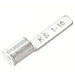 RS PRO Uninsulated Crimp Blade Terminal 10mm Blade Length, 0.5mm² to 1.5mm², 22AWG to 16AWG