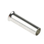 RS PRO Crimp Bootlace Ferrule, 10mm Pin Length, 2.6mm Pin Diameter, 2.5mm² Wire Size