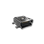 Amphenol ICC Right Angle, SMT, Socket Type B 2.0 USB Connector