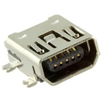 Samtec, SMT, Socket Type Mini 2.0 USB Connector