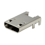 CUI Horizontal, SMT Type Type B 2 USB Connector