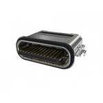 Amphenol Communications Solutions Right Angle, Mid Mount, Receptacle Type Type C USB4 USB C Connector