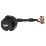 ASSMANN WSW Straight, Cable Mount Type A IP67 USB Connector