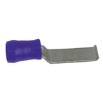 TE Connectivity Hooked, PIDG Insulated Crimp Blade Terminal 17.2mm Blade Length, 1.25mm² to 2mm², 16AWG to 14AWG, Blue